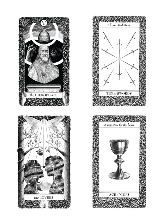 Exempel på tarotkort Eternal Tarot