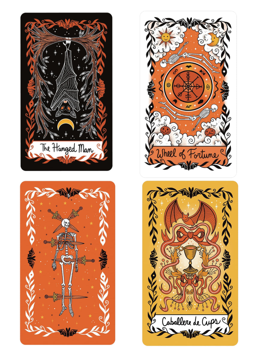Happy halloween tarotkort